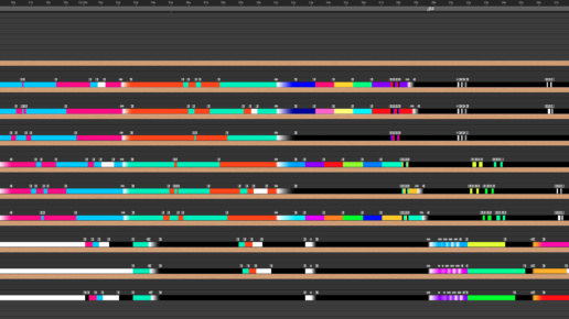 After Effects timeline
